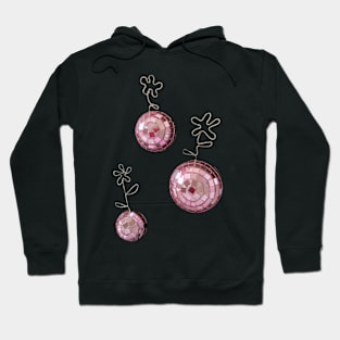 disco ball flowers Hoodie